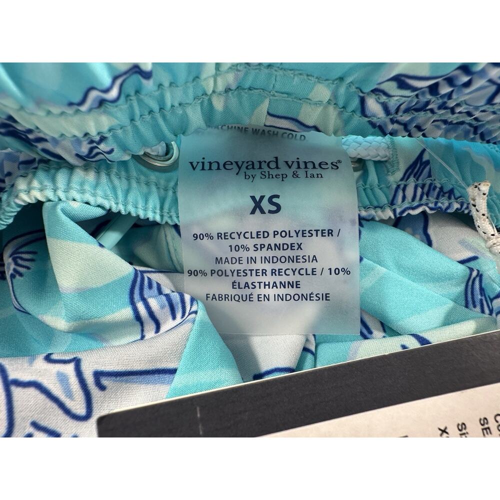 NEW VINEYARD VINES 7” Performance Swim Trunk Playful Fish Pattern Size XS NWT - Picture 9 of 13